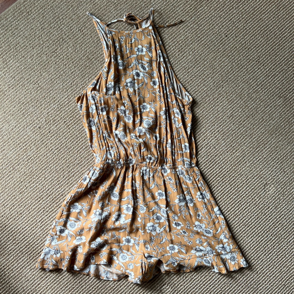 American Eagle floral romper